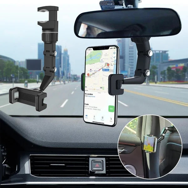 2x1 Soporte Teléfono Retrovisor 360 + Envío Gratis.