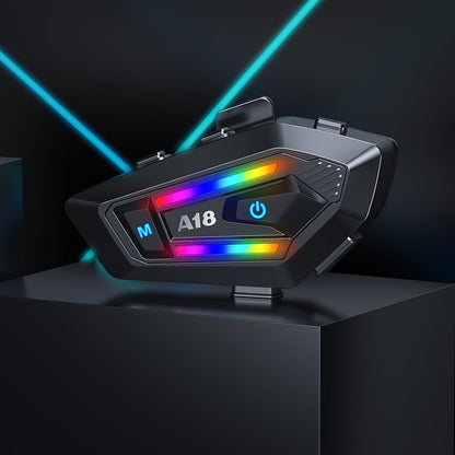Intercomunicador Audífonos Bluetooth Para Casco De Moto A18