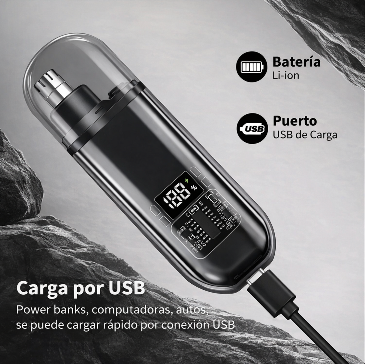 Recortadora de Vello Nasal y Oído + ENVIO GRATIS