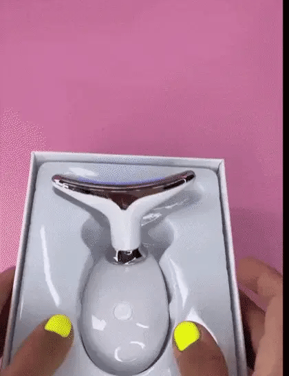 Masajeador Facial LED con Vibración – Cuidado Facial Profesional en Casa 🎁 HOY 30%DCTO