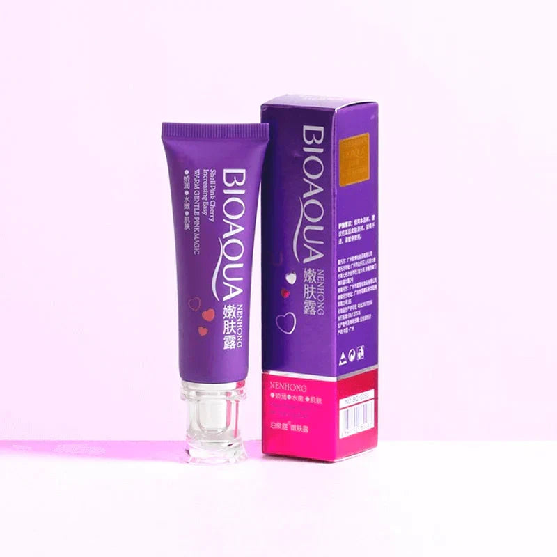 CREMA ACLARANTE , ZONAS OSCURAS - BIOAQUA SHELL PINK CHERRY