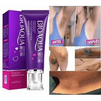 CREMA ACLARANTE , ZONAS OSCURAS - BIOAQUA SHELL PINK CHERRY